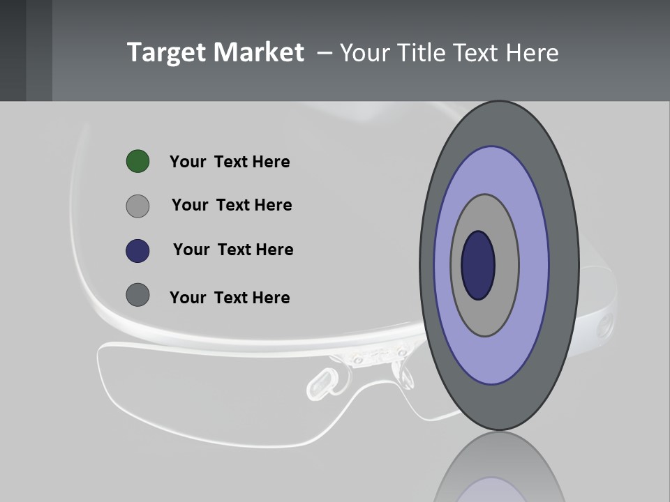 A Pair Of Glasses Sitting On Top Of A Table PowerPoint Template