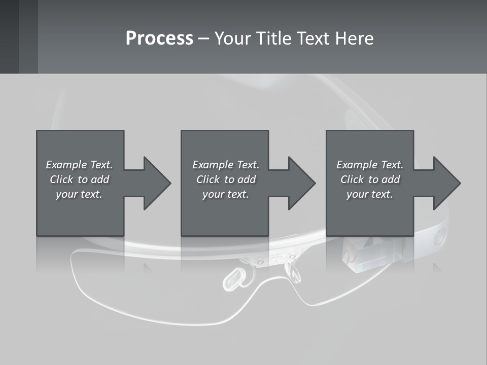 A Pair Of Glasses Sitting On Top Of A Table PowerPoint Template