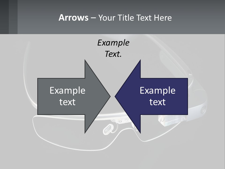 A Pair Of Glasses Sitting On Top Of A Table PowerPoint Template