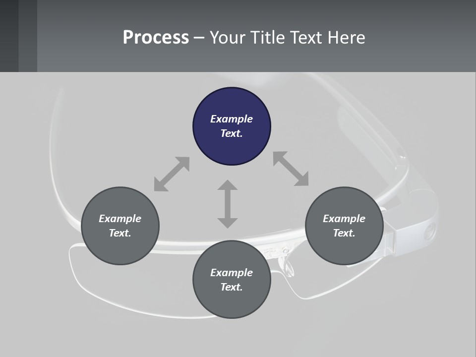 A Pair Of Glasses Sitting On Top Of A Table PowerPoint Template