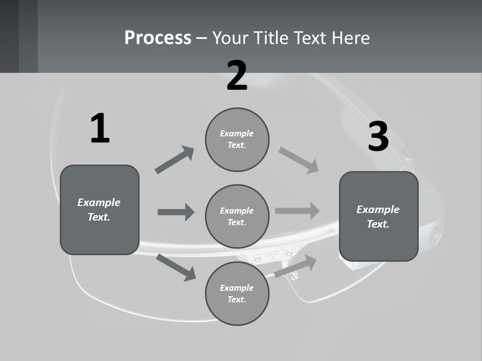 A Pair Of Glasses Sitting On Top Of A Table PowerPoint Template