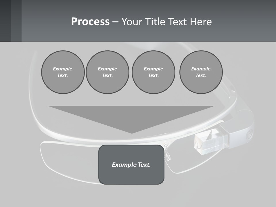 A Pair Of Glasses Sitting On Top Of A Table PowerPoint Template