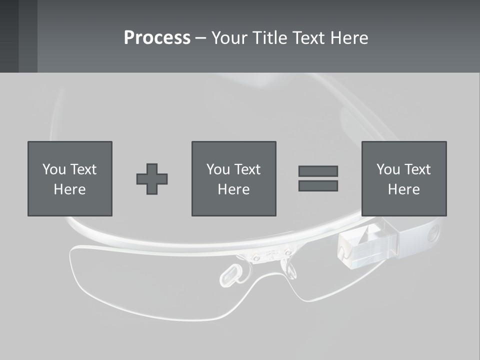 A Pair Of Glasses Sitting On Top Of A Table PowerPoint Template