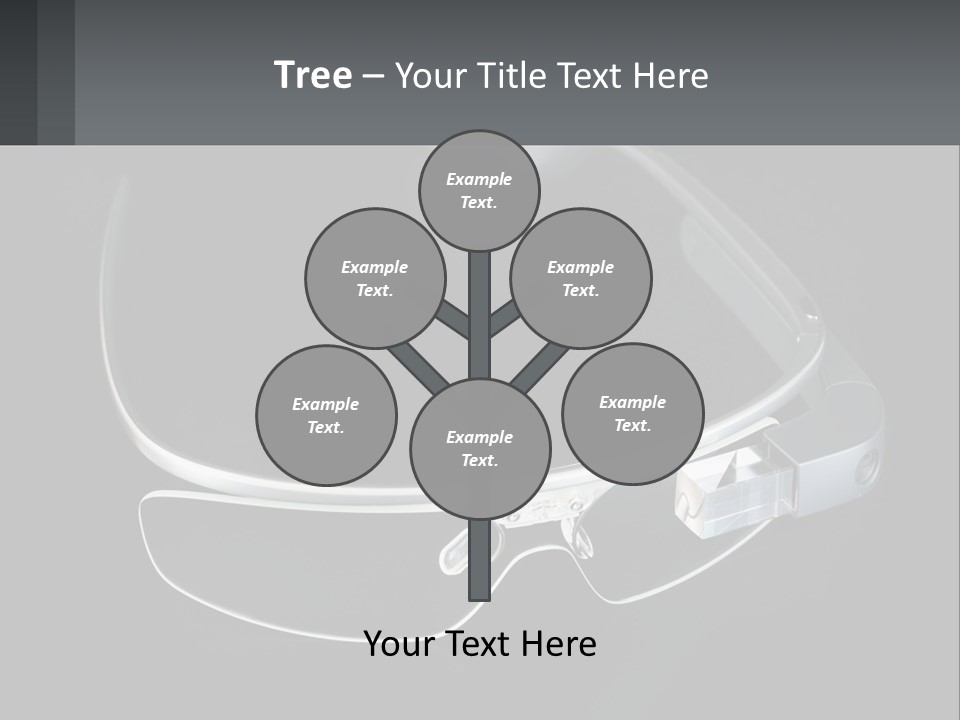 A Pair Of Glasses Sitting On Top Of A Table PowerPoint Template
