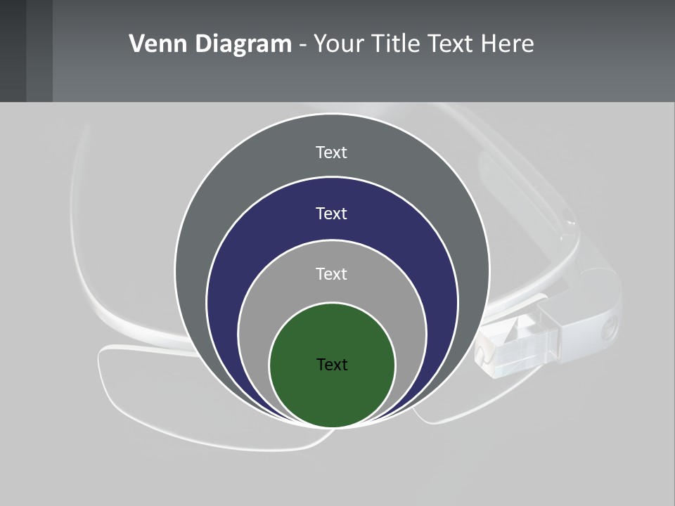 A Pair Of Glasses Sitting On Top Of A Table PowerPoint Template