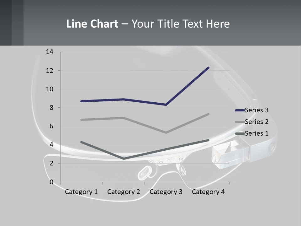 A Pair Of Glasses Sitting On Top Of A Table PowerPoint Template