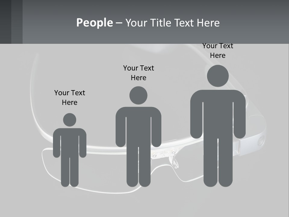 A Pair Of Glasses Sitting On Top Of A Table PowerPoint Template