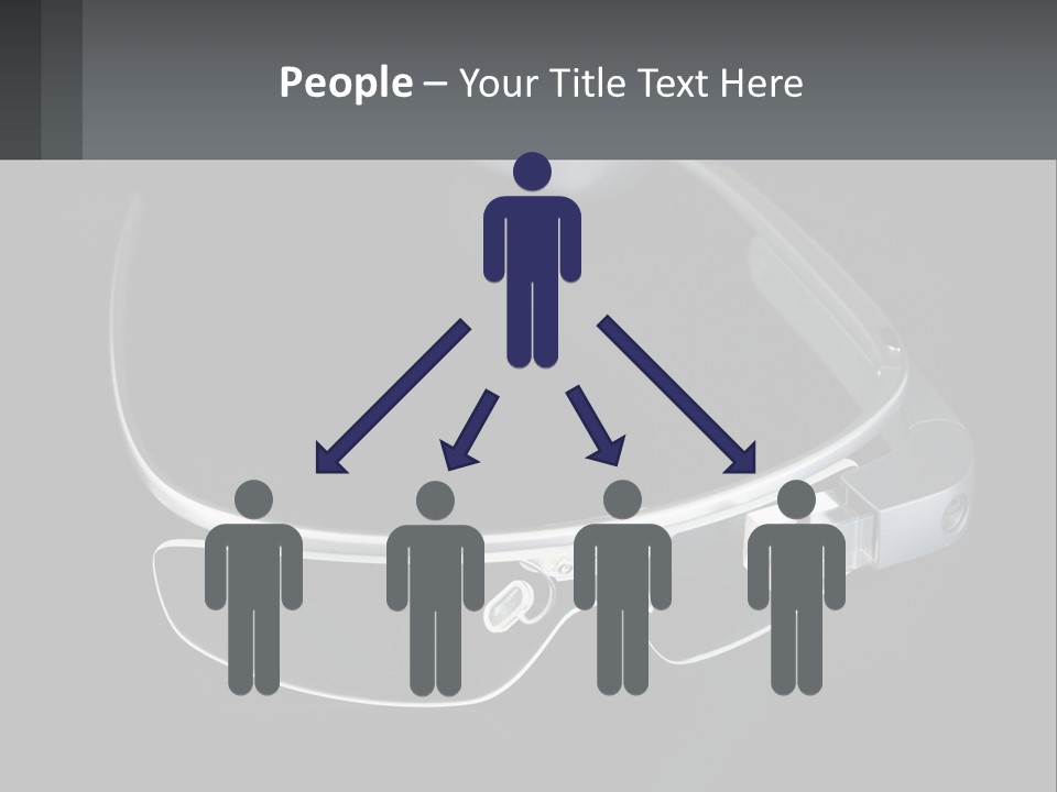 A Pair Of Glasses Sitting On Top Of A Table PowerPoint Template