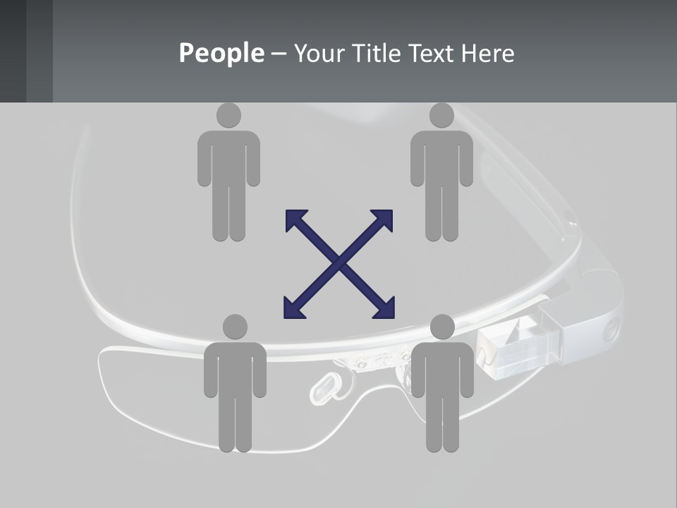 A Pair Of Glasses Sitting On Top Of A Table PowerPoint Template