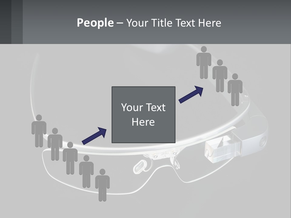 A Pair Of Glasses Sitting On Top Of A Table PowerPoint Template