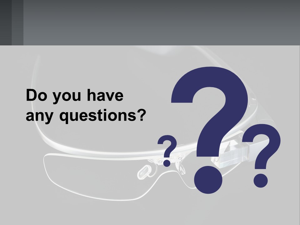 A Pair Of Glasses Sitting On Top Of A Table PowerPoint Template