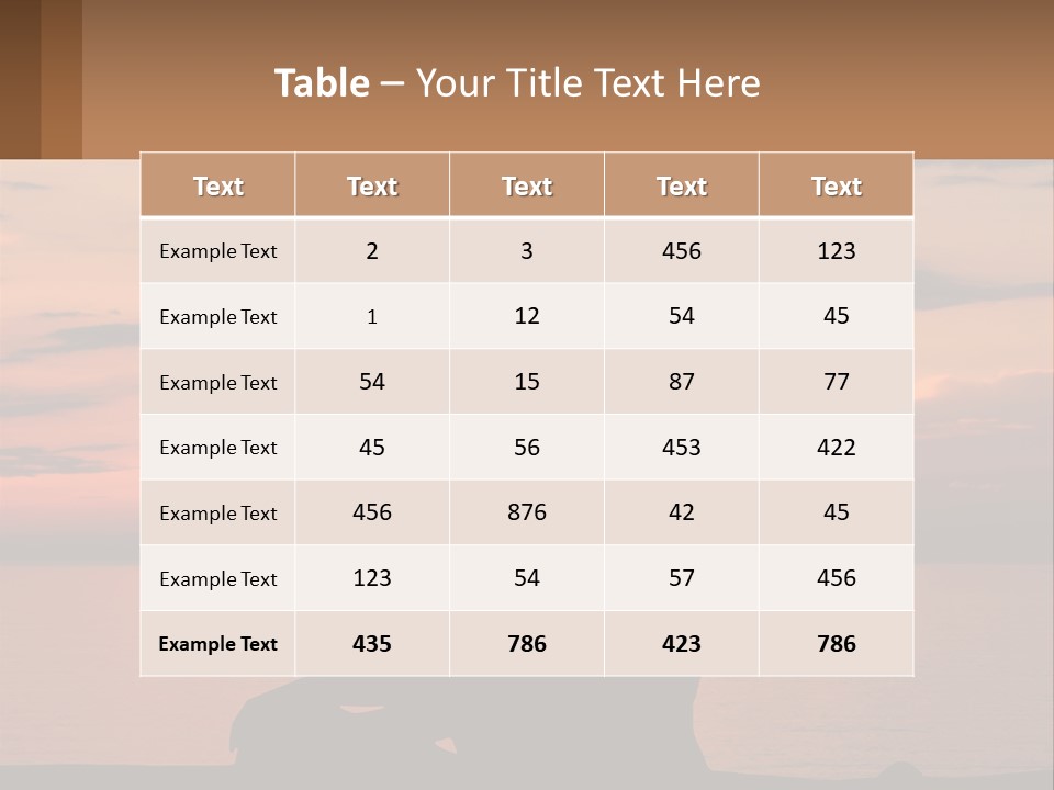 A Silhouette Of A Woman And Child Against A Sunset PowerPoint Template