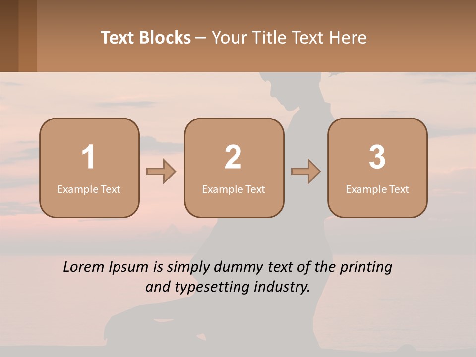 A Silhouette Of A Woman And Child Against A Sunset PowerPoint Template