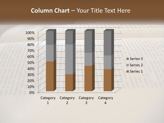 A Person Writing On A Book With A Pencil PowerPoint Template