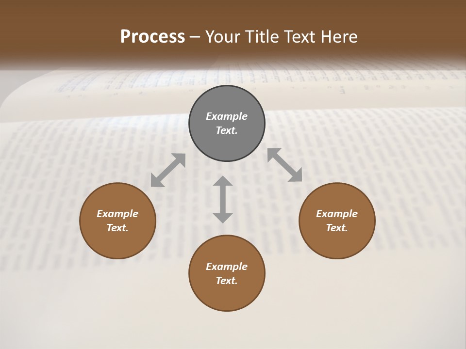 A Person Writing On A Book With A Pencil PowerPoint Template