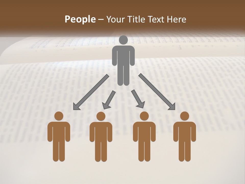 A Person Writing On A Book With A Pencil PowerPoint Template