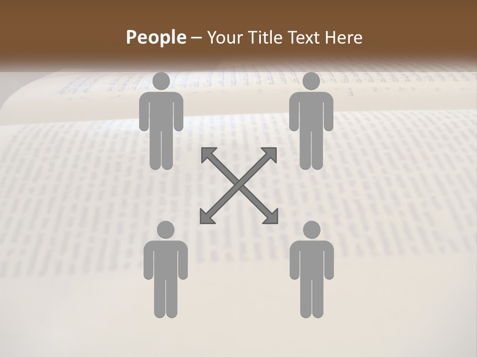 A Person Writing On A Book With A Pencil PowerPoint Template