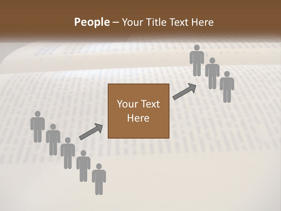 A Person Writing On A Book With A Pencil PowerPoint Template