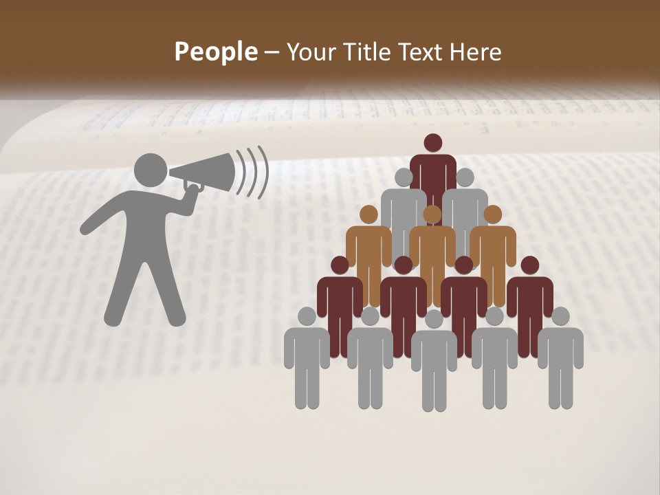 A Person Writing On A Book With A Pencil PowerPoint Template