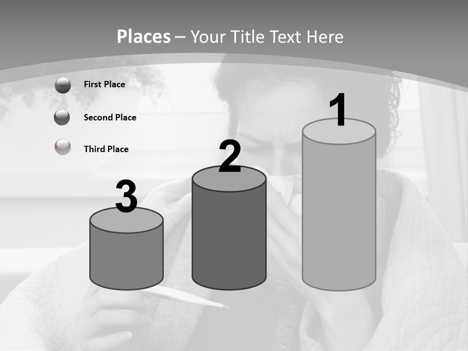 A Woman Sitting On A Couch With A Cigarette In Her Mouth PowerPoint Template