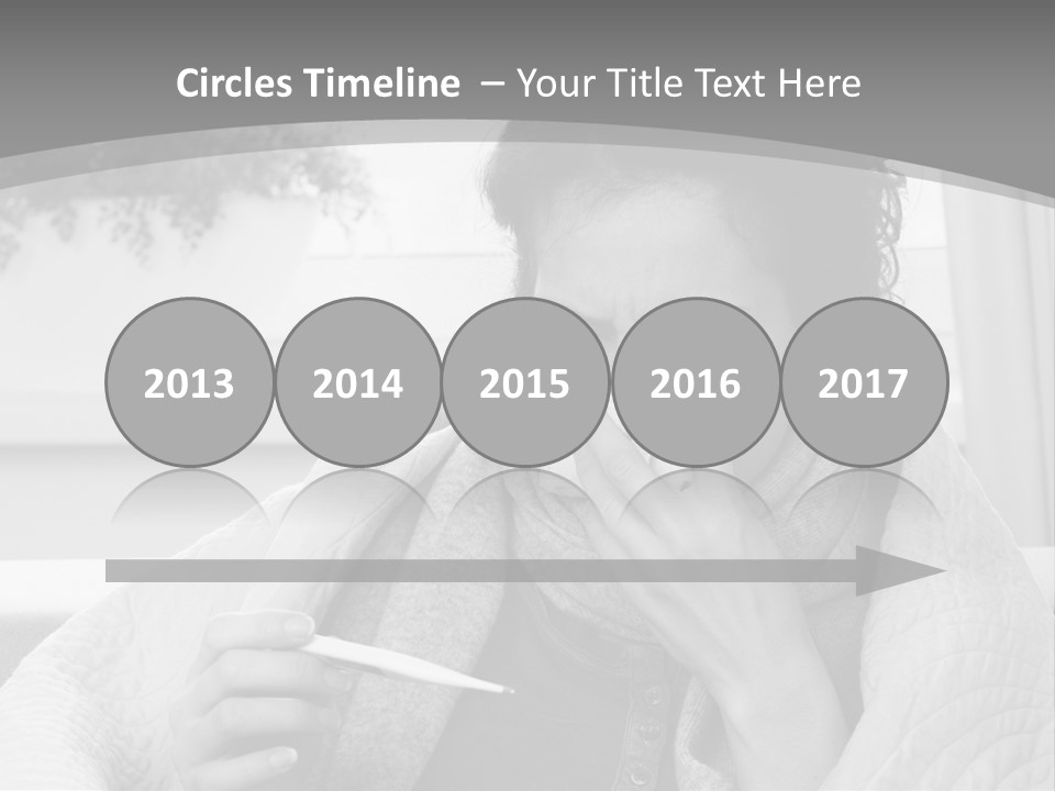 A Woman Sitting On A Couch With A Cigarette In Her Mouth PowerPoint Template