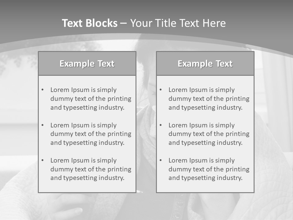 A Woman Sitting On A Couch With A Cigarette In Her Mouth PowerPoint Template