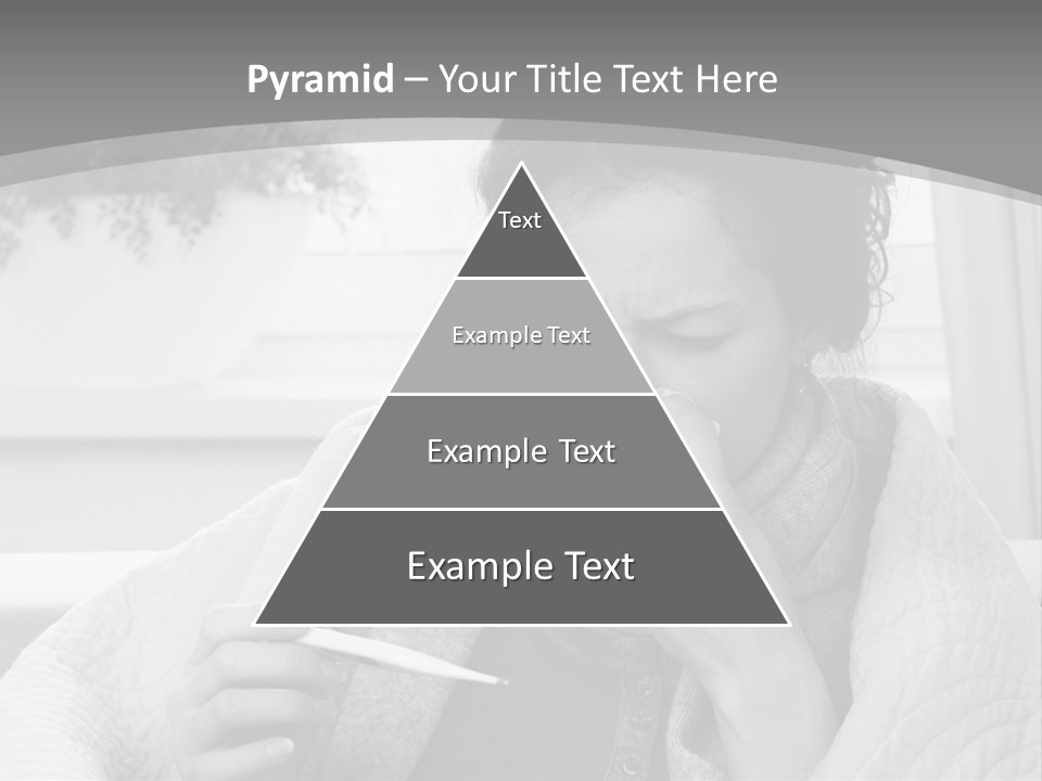 A Woman Sitting On A Couch With A Cigarette In Her Mouth PowerPoint Template