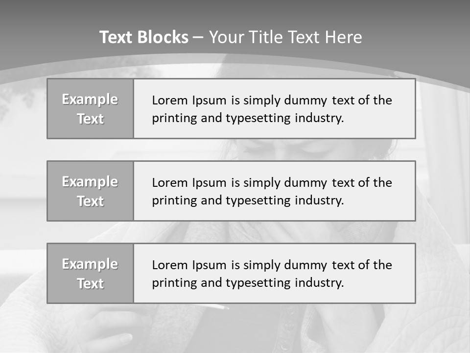 A Woman Sitting On A Couch With A Cigarette In Her Mouth PowerPoint Template