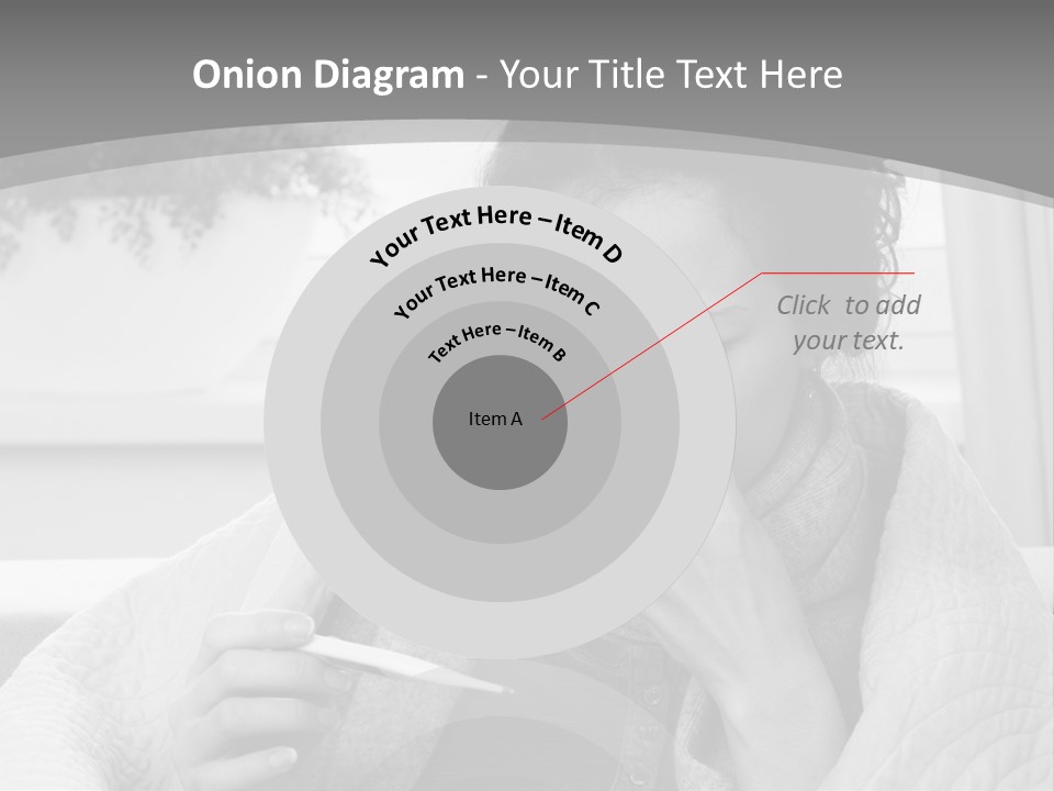 A Woman Sitting On A Couch With A Cigarette In Her Mouth PowerPoint Template