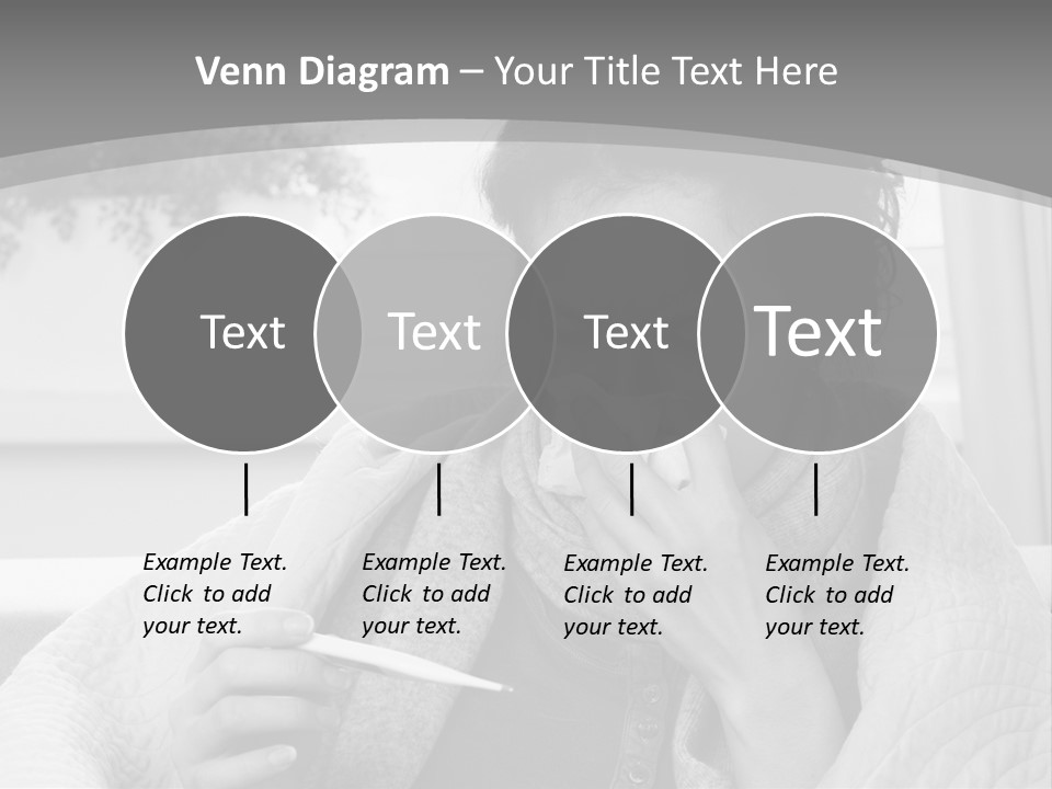 A Woman Sitting On A Couch With A Cigarette In Her Mouth PowerPoint Template