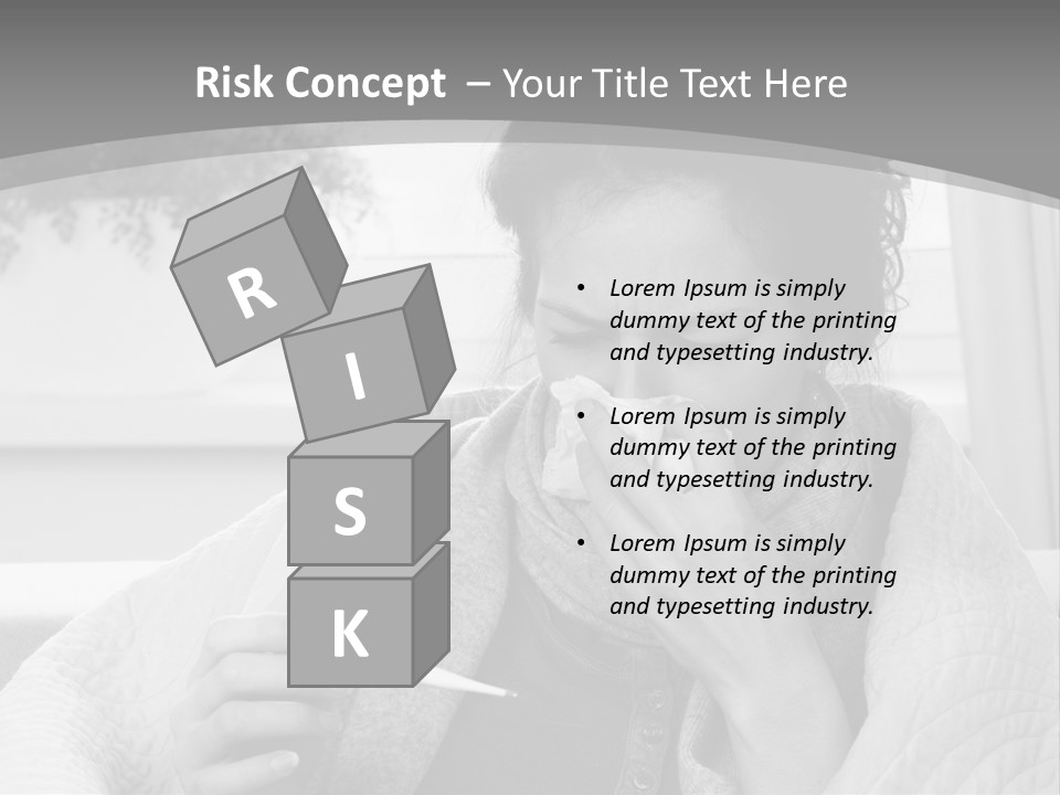 A Woman Sitting On A Couch With A Cigarette In Her Mouth PowerPoint Template