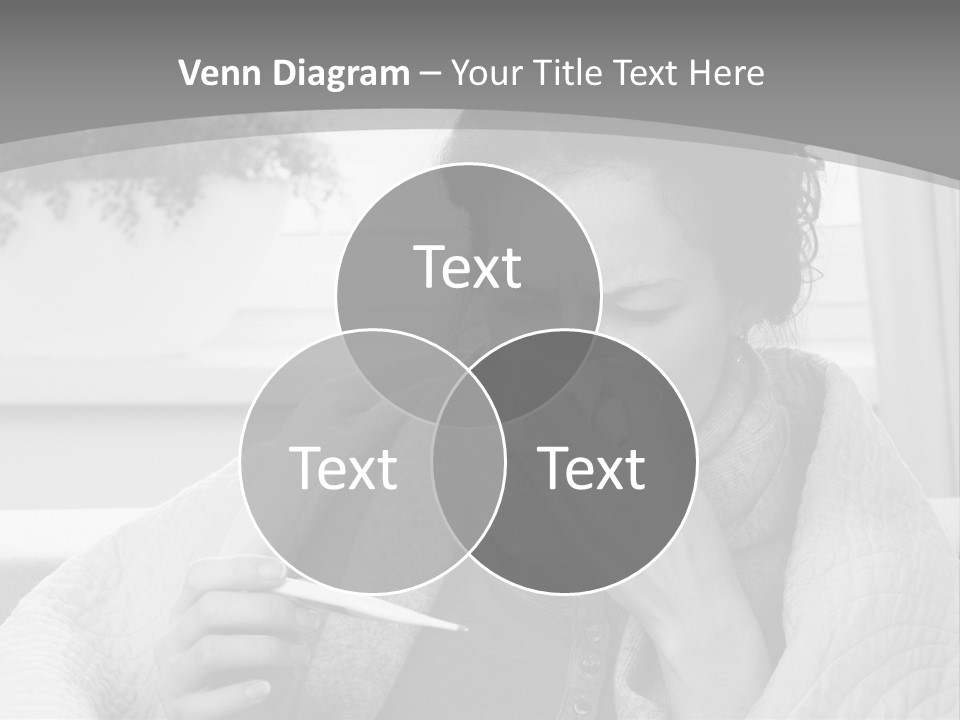 A Woman Sitting On A Couch With A Cigarette In Her Mouth PowerPoint Template