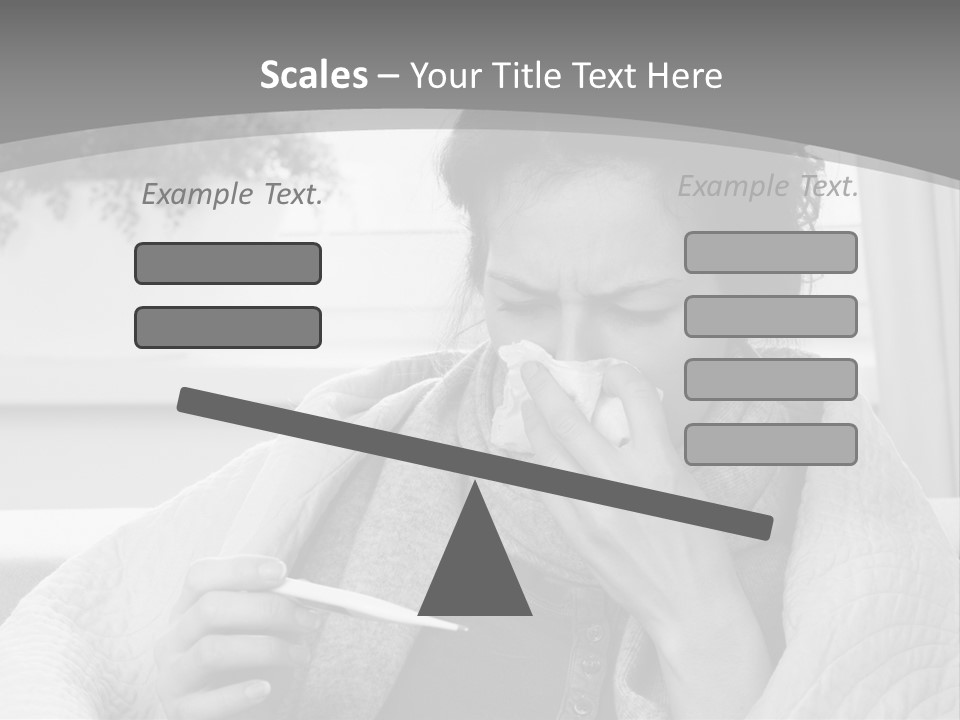 A Woman Sitting On A Couch With A Cigarette In Her Mouth PowerPoint Template