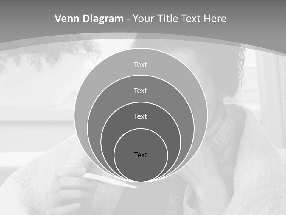 A Woman Sitting On A Couch With A Cigarette In Her Mouth PowerPoint Template