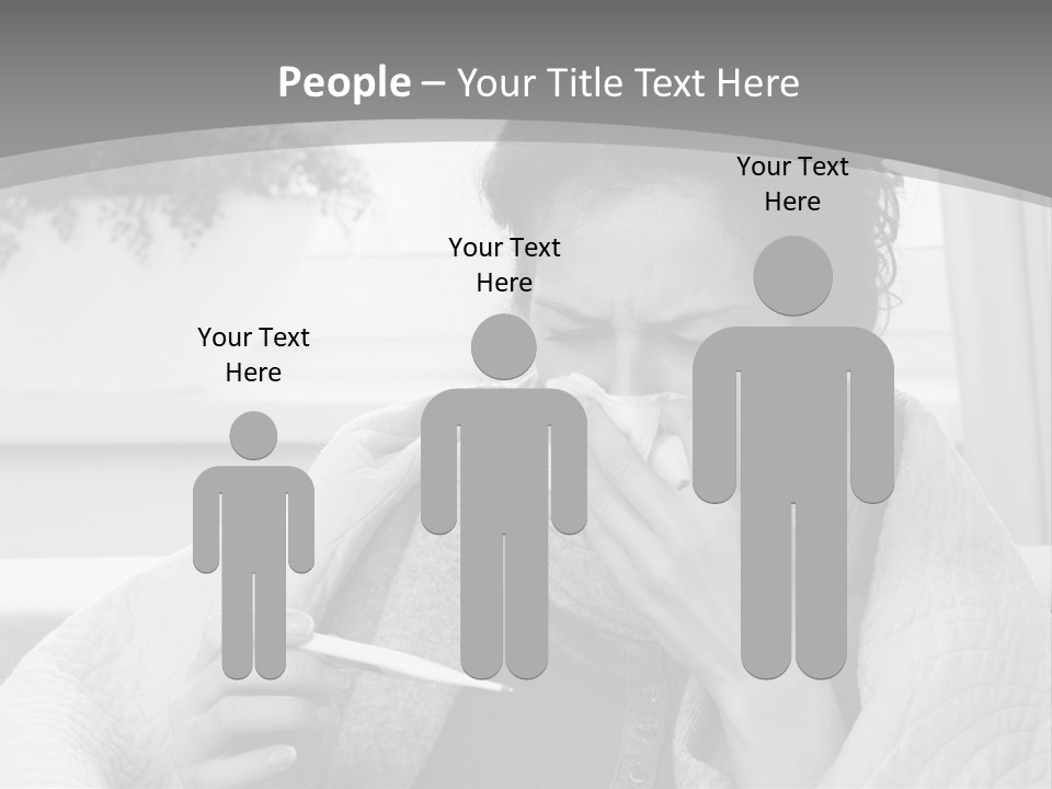 A Woman Sitting On A Couch With A Cigarette In Her Mouth PowerPoint Template