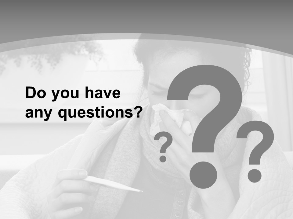 A Woman Sitting On A Couch With A Cigarette In Her Mouth PowerPoint Template