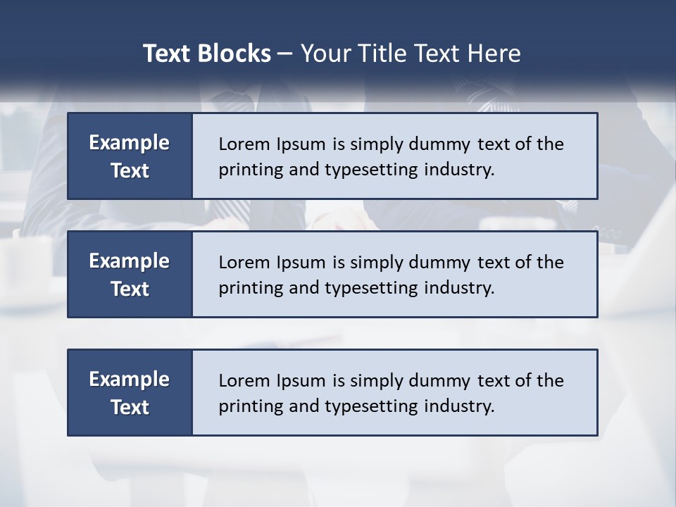Two Men Sitting At A Table Looking At A Tablet PowerPoint Template