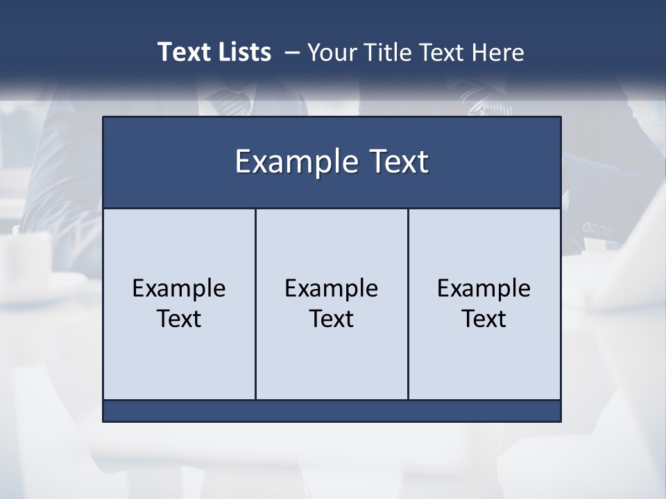 Two Men Sitting At A Table Looking At A Tablet PowerPoint Template