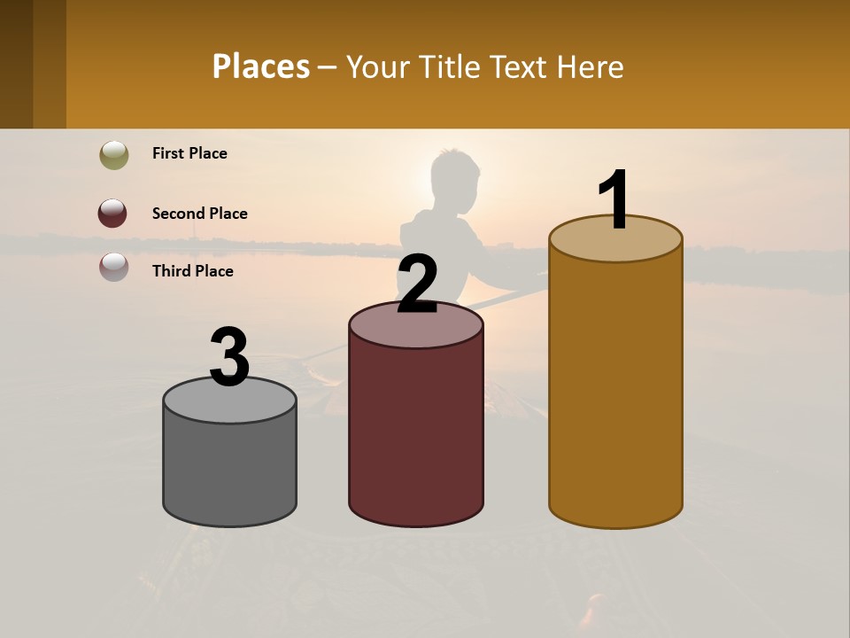 A Person Rowing A Boat On A Body Of Water PowerPoint Template