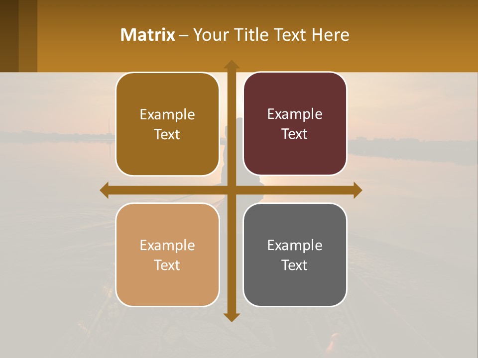 A Person Rowing A Boat On A Body Of Water PowerPoint Template