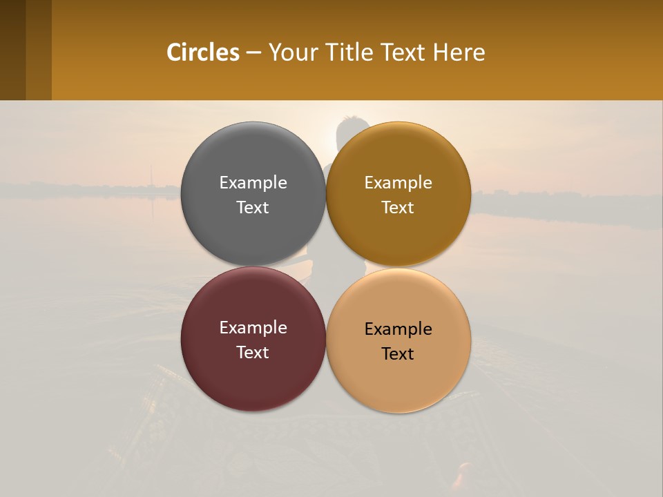 A Person Rowing A Boat On A Body Of Water PowerPoint Template