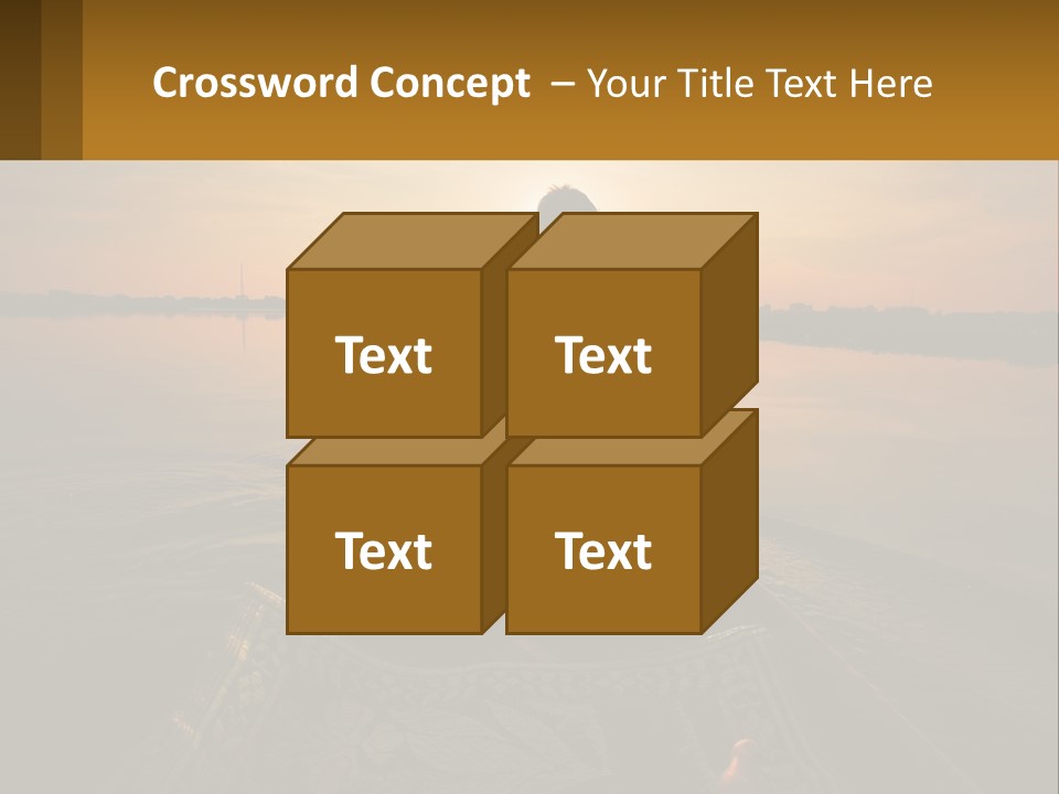 A Person Rowing A Boat On A Body Of Water PowerPoint Template