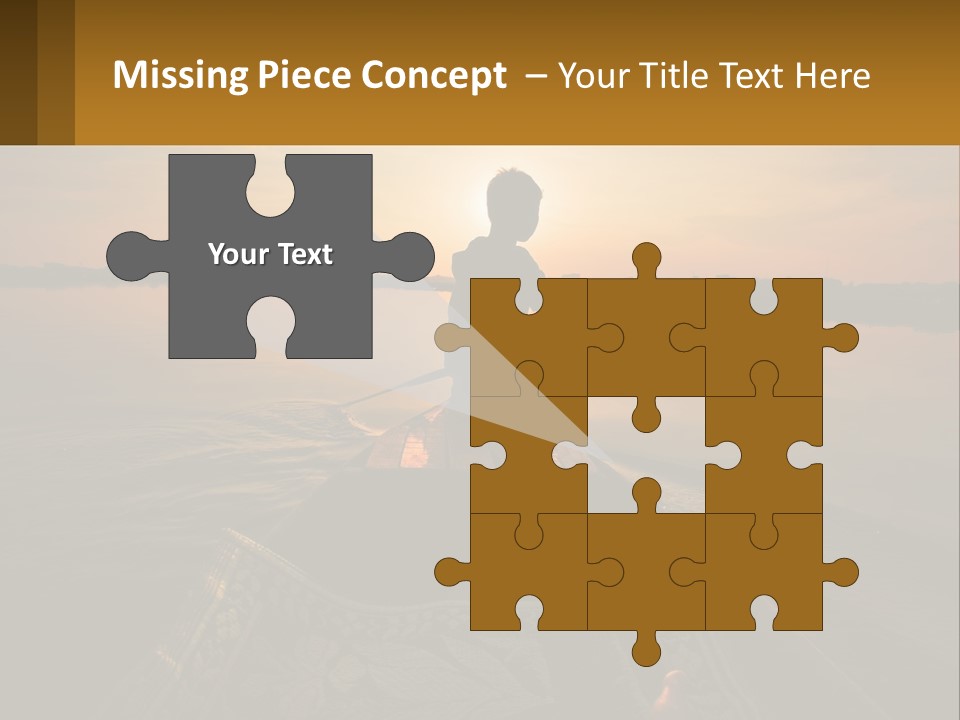 A Person Rowing A Boat On A Body Of Water PowerPoint Template