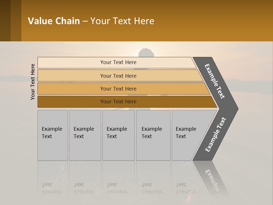 A Person Rowing A Boat On A Body Of Water PowerPoint Template