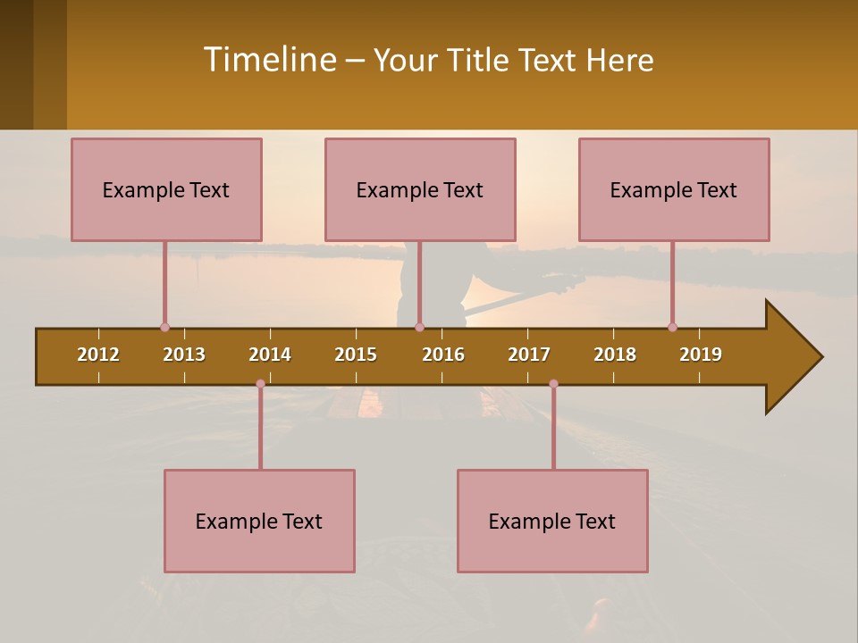 A Person Rowing A Boat On A Body Of Water PowerPoint Template