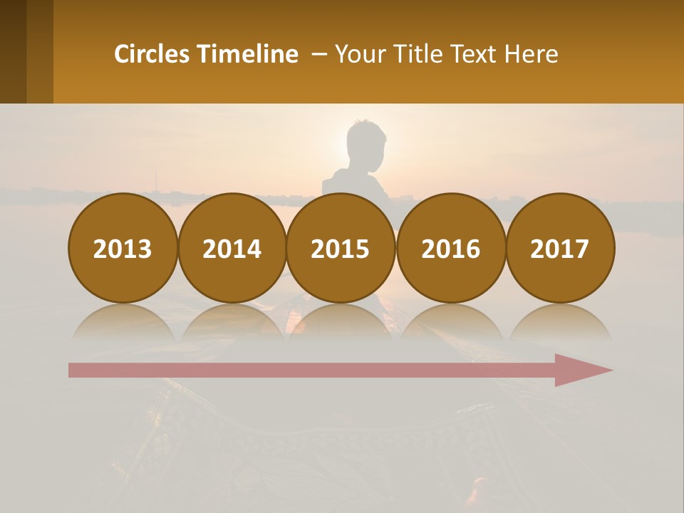 A Person Rowing A Boat On A Body Of Water PowerPoint Template