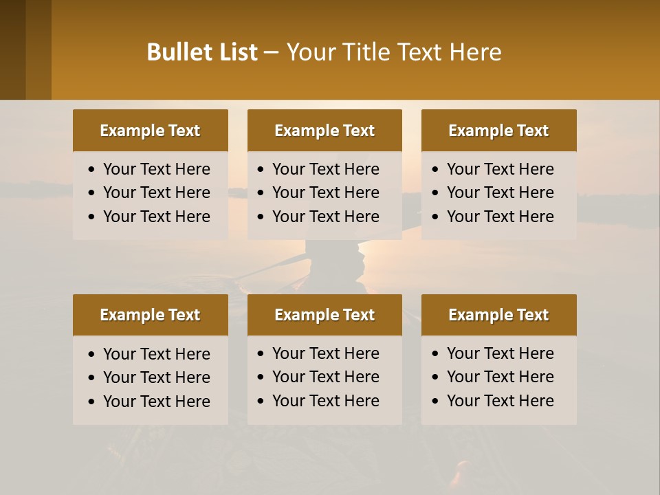 A Person Rowing A Boat On A Body Of Water PowerPoint Template