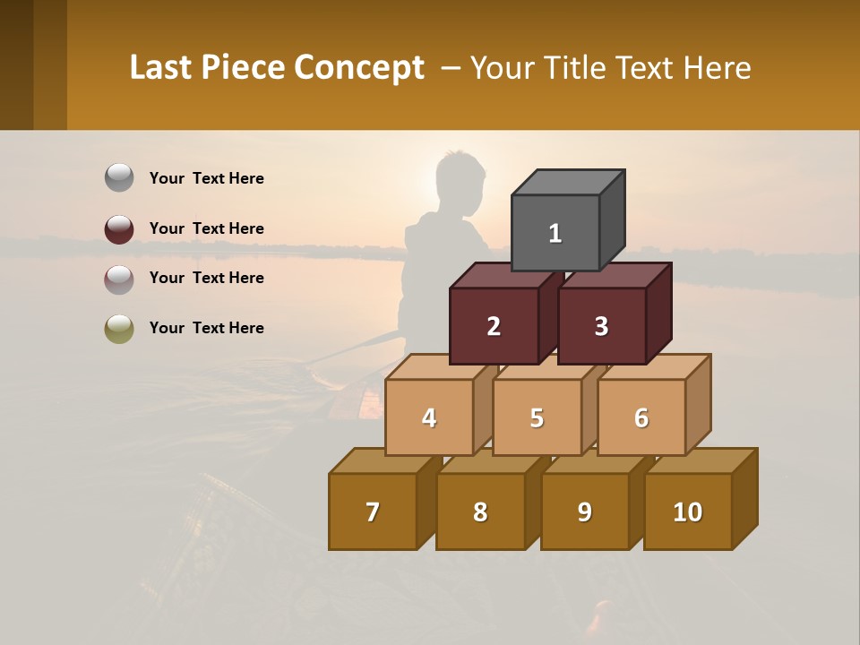 A Person Rowing A Boat On A Body Of Water PowerPoint Template