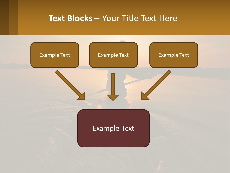 A Person Rowing A Boat On A Body Of Water PowerPoint Template