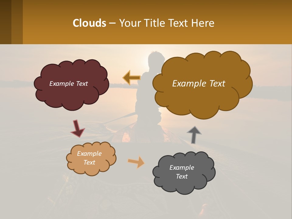 A Person Rowing A Boat On A Body Of Water PowerPoint Template
